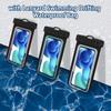 Сумка для телефона для плавания Sensitive Touch с водонепроницаемым ремешком для дрифта длиной 30 метров Водонепроницаемая сумка для плавания