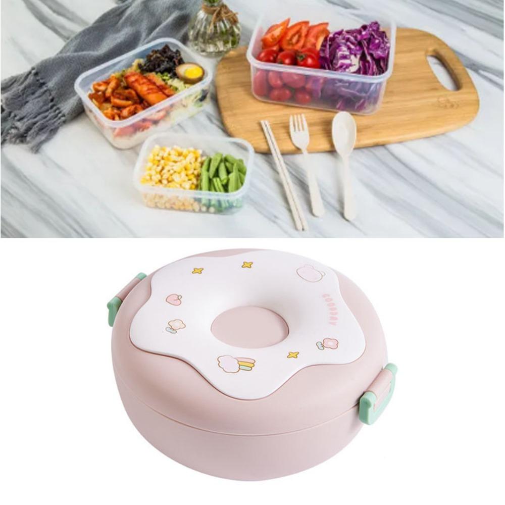 Plastic Lunch Storage Container 3 Compartments Food Container Compartment Lunch Box For Travel