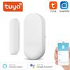 Приложение Smart Life Умные датчики открытия/закрытия дверей Wi-Fi Датчик окна Независимый магнитный умный датчик двери Управление через приложение Alexa Tuya