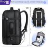 Men's Waterproof Travel Backpack - High Capacity, Fashionable, and Ideal for Business Commutes