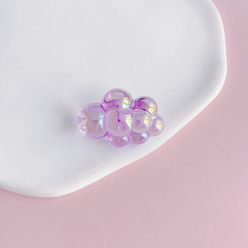 Цветной акриловый брелок-подвеска в виде облака для самодельных ювелирных изделий и телефонных цепочек