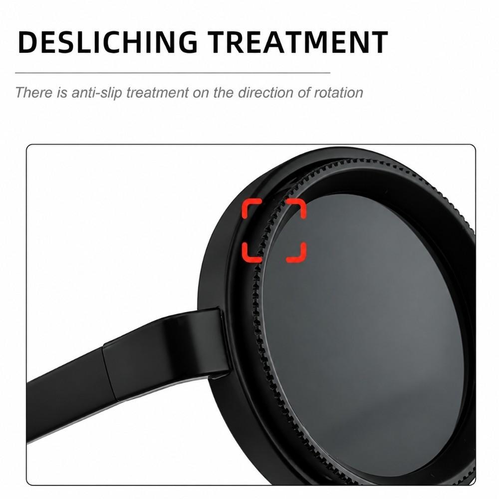 Lightweight Polarizing Round Sunglasses Vintage Stylish Sunglasses Travel