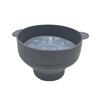 Silicone Microwave Popcorn Bowl Bucket DIY Fruit Dish Popcorn Maker with Lid Chips  Christmas