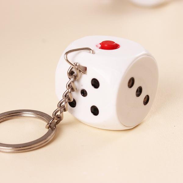 Игрушка с электрошоком Новинки Брелок Игрушка-розыгрыш Игральные кости Шутка Подарок Товары для трюков День дуракаПодарки