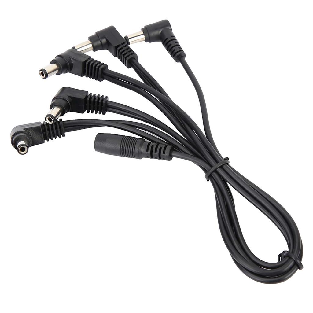 5-канальный кабель для электродов Daisy Chain для гитарных эффектов, адаптер питания, разветвитель