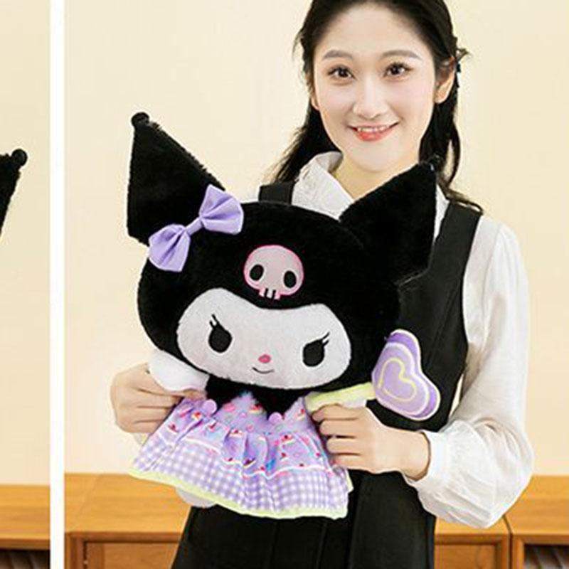 Плюшевая игрушка Sanrio Куроми, Моя Мелоди, Почакко, 40 см, Большой размер, С платьем-леденцом, Сквиши, Мягкая игрушка, Кукла, Для подарка на день рождения