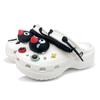 Crocs Классические платформенные клоги из ЭВА, девчачий стиль, милые, крутые, простые, универсальные, обувь с отверстиями, женские, белые