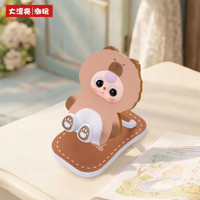 Официальная серия blind box 'Baby Three TV Buddy And Phone Stand' Складная подставка для телефона на стол Настольное украшение Подарок-сюрприз