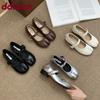 Fashion Fashion Strange Toe Ladies Shoes With Low Heel Footwear Female Shallow Luxury Buckle Strap Women Mary Janes Shoes 2025 New