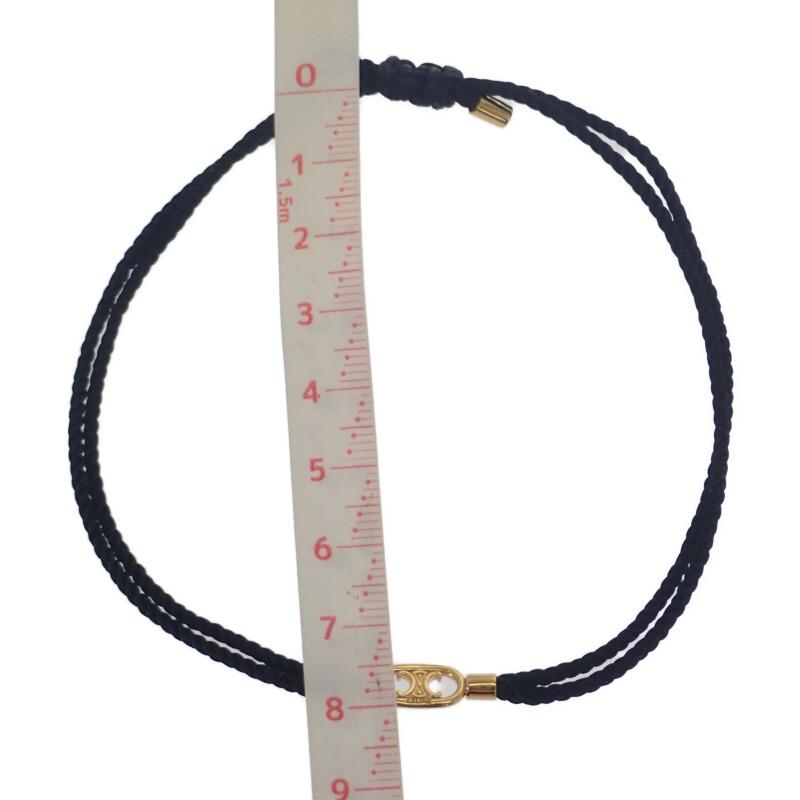 CELINE браслет черный/золотистый металл Женский