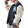MLB Basic Logo New York Yankees Logo Patch Baseball Jersey Unisex jersey Black 3AJPB0121-50BKS
