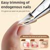 Большие косо срезанные кусачки для ногтей с защитой от брызг для толстых ногтей Высококачественные маникюрные ножницы, разработанные для обрезки вросших ногтей