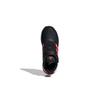 adidas Детские кроссовки для бега Neo Runfalcon 1.0, дышащие, низкие, из синтетической кожи, черные с красным, для детей 3-7 лет, FW5138