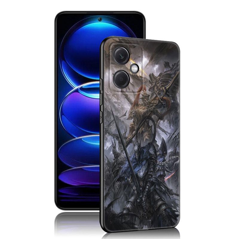 Игровой черный силиконовый чехол для телефона Dark Souls для Xiaomi Redmi Note 10 11 11S 12 13 4G 8 9 11T Pro 5G Plus 8T 9S 10S 12S