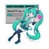 Наружная наклейка Cospa Hatsune Miku Luimago [Официальная] Ver.