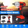 128VF 13800 мАч Многофункциональный литиевый аккумулятор Электрический гайковерт Бесступенчатая регулировка скорости Электрический ударный гайковерт Деревообработка DIY