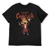 Классическая футболка с наклейкой с талисманом и логотипом хлопьев Count Chocula Monster 70-х годов, оверсайз, мужские графические футболки оверсайз, аниме
