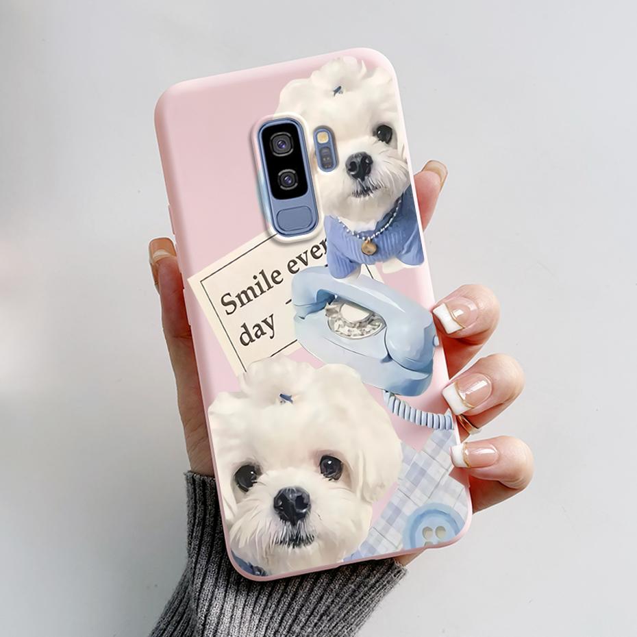 Силиконовая задняя крышка для Coque Samsung Galaxy S9 Plus Милый кролик панда Защитный мягкий чехол для телефона SamsungS9 S9Plus Funda Capas