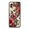 Цветочные и бабочки Чехол Для Xiaomi Mi 15 14 13 12 11 Lite 14T 13T 12T 11T Pro Poco X7 X6 X5 X3 Pro F6 F5 F4 Обложка