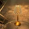 1PC Modern Luxury Rechargeable Touch LED Desk Lamp Restaurant Bar Home Bedroom Bedside Night Light USB Ambient Light