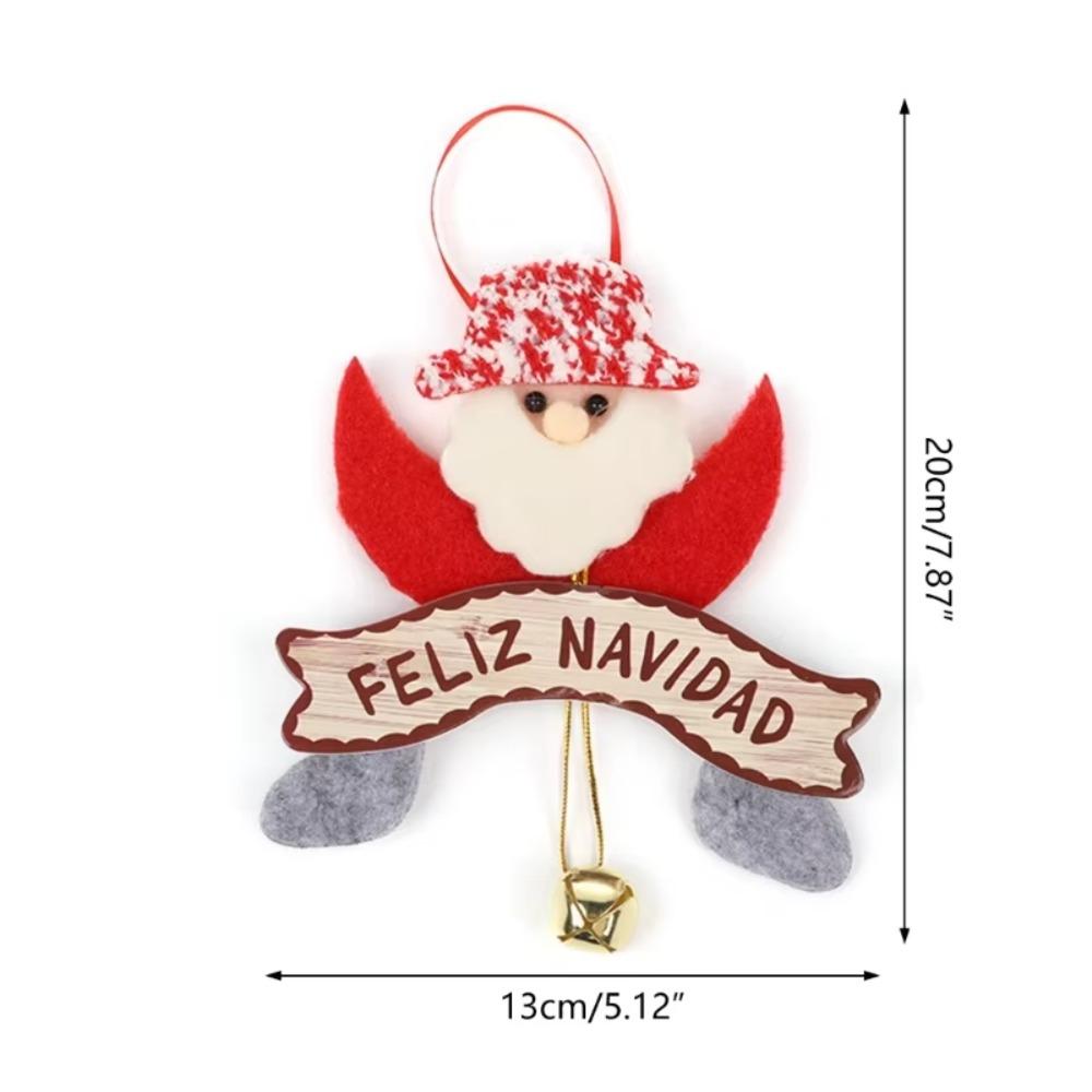 Мультяшный Санта-Клаус лось кулон рождественская елка подвесное украшение домашнее рождественское украшение