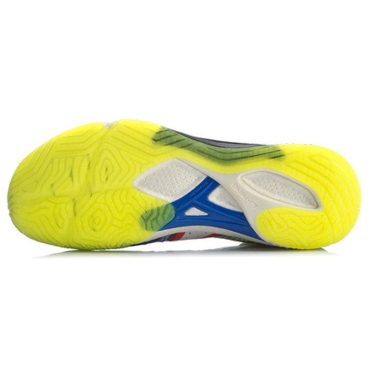 Кроссовки для бадминтона Li Ning Falcon 4 из ткани с противоскользящим покрытием и износостойкостью, мужские, флуоресцентно-желтый, зеленый, AYAR001-1