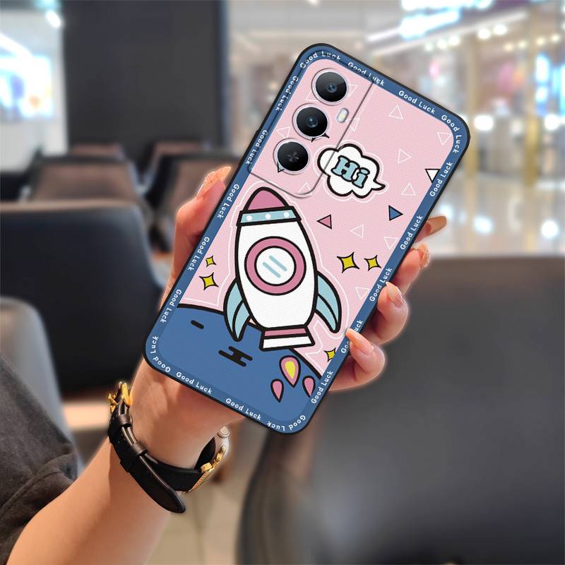 Мягкий чехол, прочный чехол для телефона Realme C65, устойчивый к грязи, ударопрочный, симпатичный, пылезащитный, водонепроницаемый, задняя крышка, граффити, ТПУ