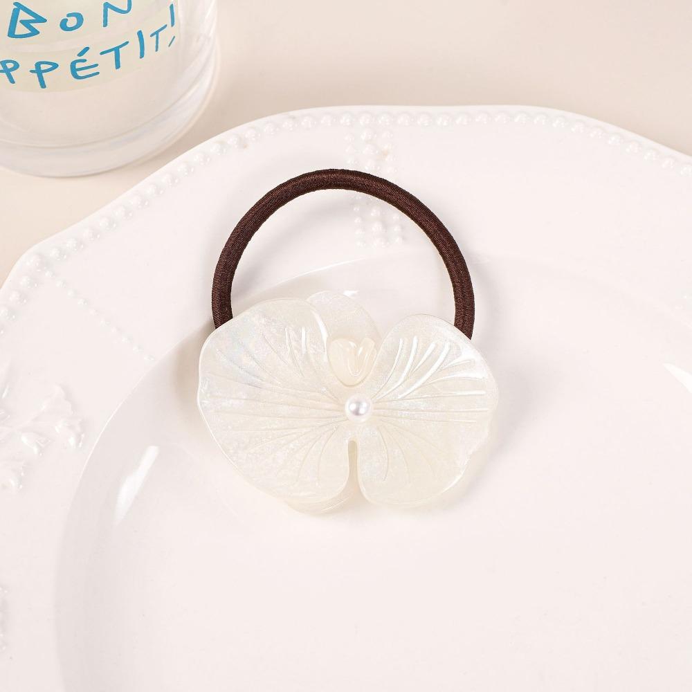Hair Rope Butterfly Orchid Hairpin Korean Style Fresh Barrettes Cute Flower Duckbill Clip Female