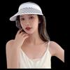 Женский солнцезащитный козырек ZHENYUEQI в клетку с широкими полями