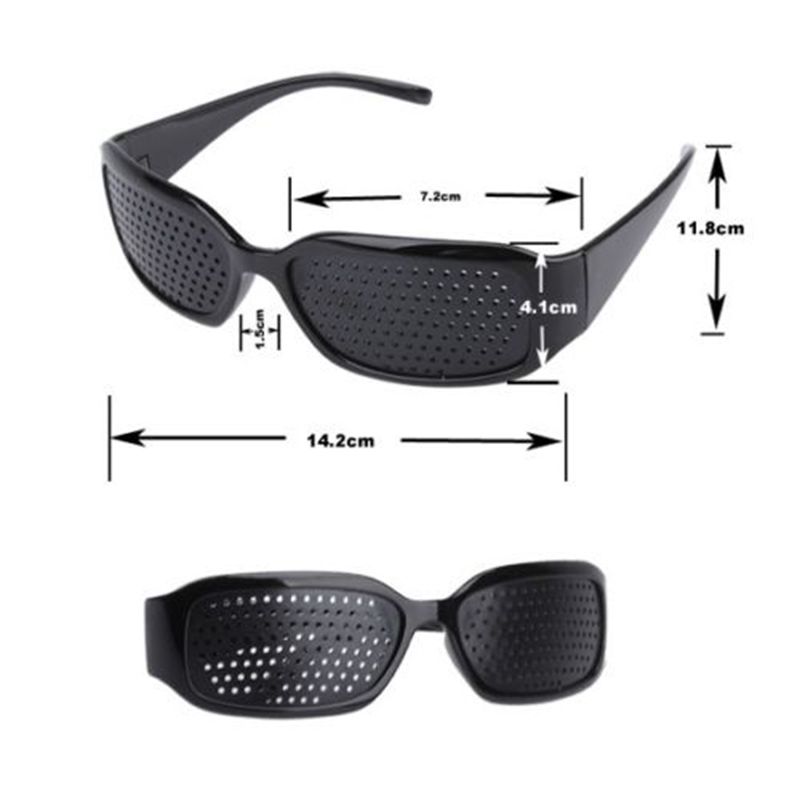 Pin Hole Sunglasses Natural Healing Eyesight Improve Vision Care Pinhole Glasses Eye Exercise