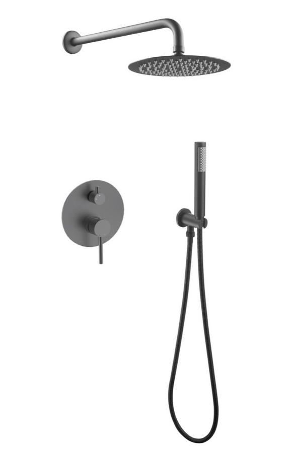 DECCO ILLUSION II light gold concealed shower set by Besco