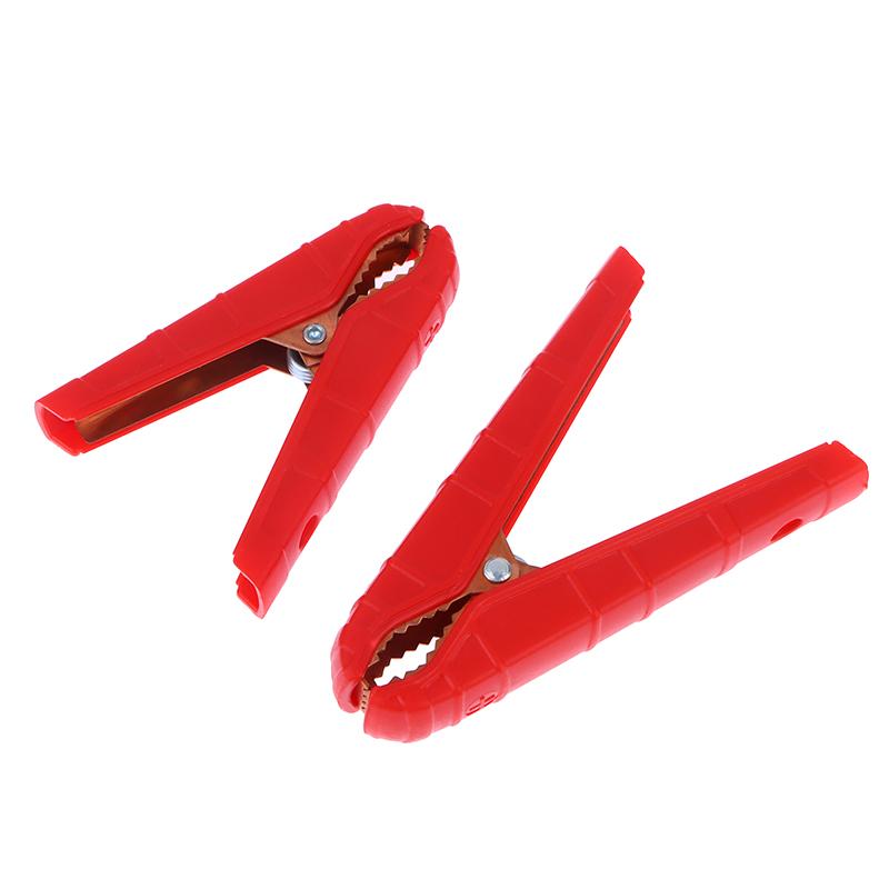 2 шт. 100-500А Сверхмощный зажим типа «крокодил» Клемма Электрическая Аккумуляторная Крокодил Зажим Тестовый Разъем Для Пусковых Кабелей Буст