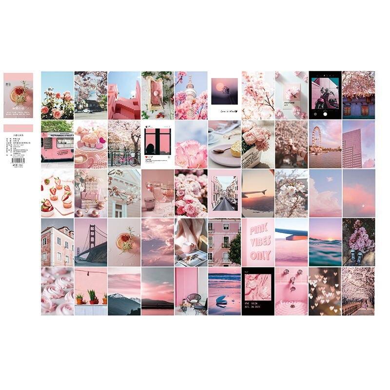50 Sheets Vintage Paper Sticker Book DIY Diary Planner Decoration Scenery INS Sticker Album Phone Scrapbooking Kawaii Stationery