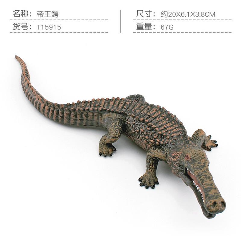 Crocodile Models Lifelike In Pvc Featuring Long Snouted And Emperor Crocodile Static Displays