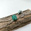 Серебряные серьги с натуральным агатом 6.8ct (2174073)