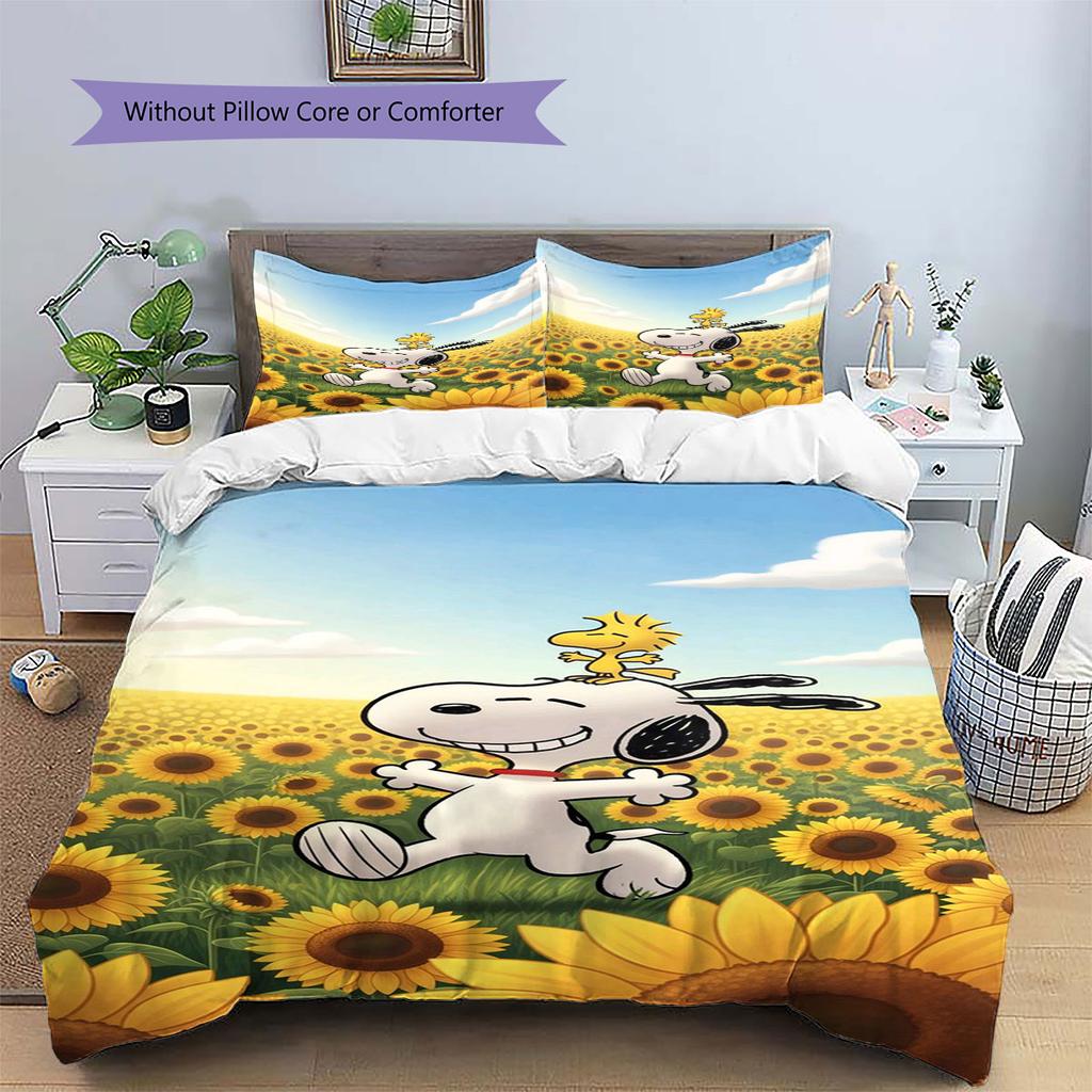 Snoopy Space Adventure Comfortable and Warm Bedding Set The Perfect Choice for Decorating Your Bedroom and Creating A Happy Home
