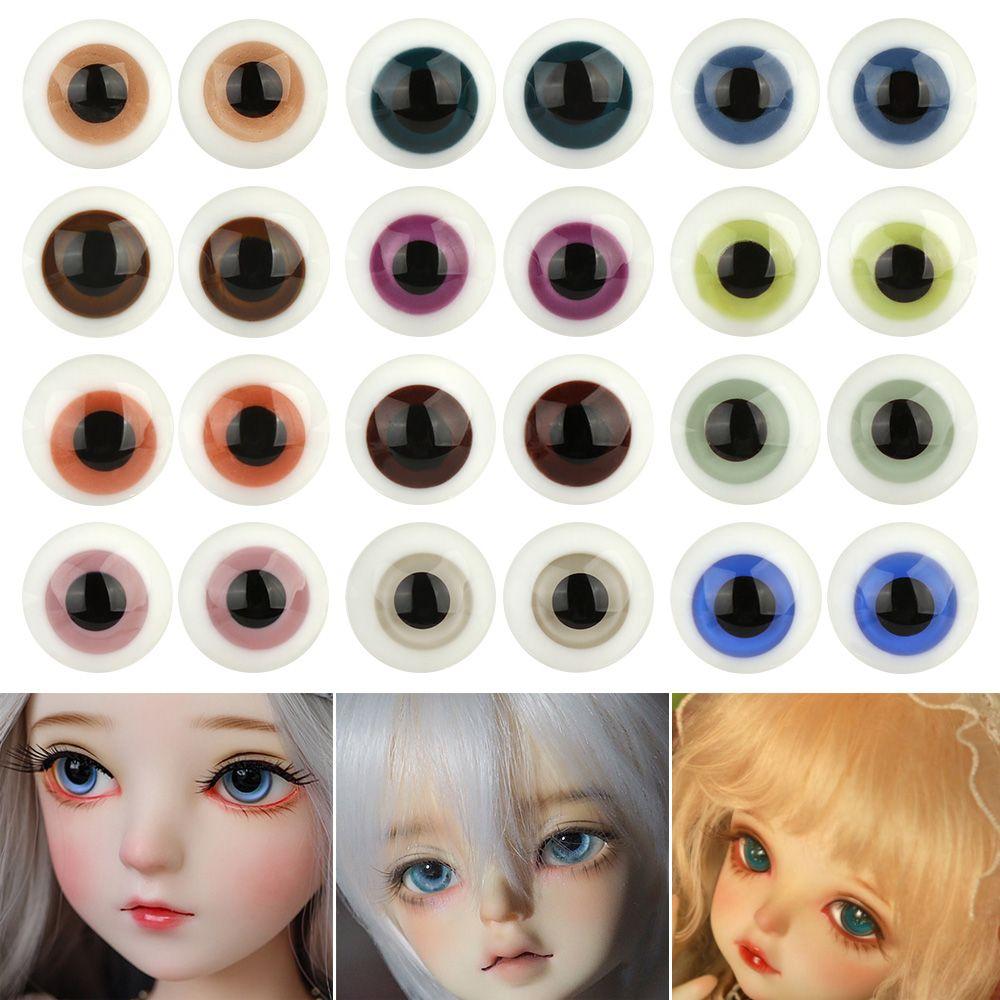 Black For BJD Doll Accessories Safety Animal Toy Doll Making Crafts Doll Eyeballs Doll Glass Eyes