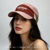 Новые Мужские Женские Быстросохнущие Вышитые Буквы Клетчатые Бейсболки Козырек Цветовые Блоки Универсальные Персональные Кепки с Козырьком ins Мода