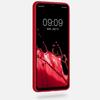 Coque - Booling - pour Samsung A32 5G - Silicone Rouge - Design Magnétique - 2 Verres Trempés
