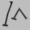 2Pcs Furniture Lift up Strut Lid Flap Stay Support Hinge Metal Lid Support Hinges Folding Support Hinges Easy to Install