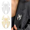 Brooch Spider Brooch Individual Hollow Out Solid Color Polished Clothes Shirt Anti-Exposure Pin Lady
