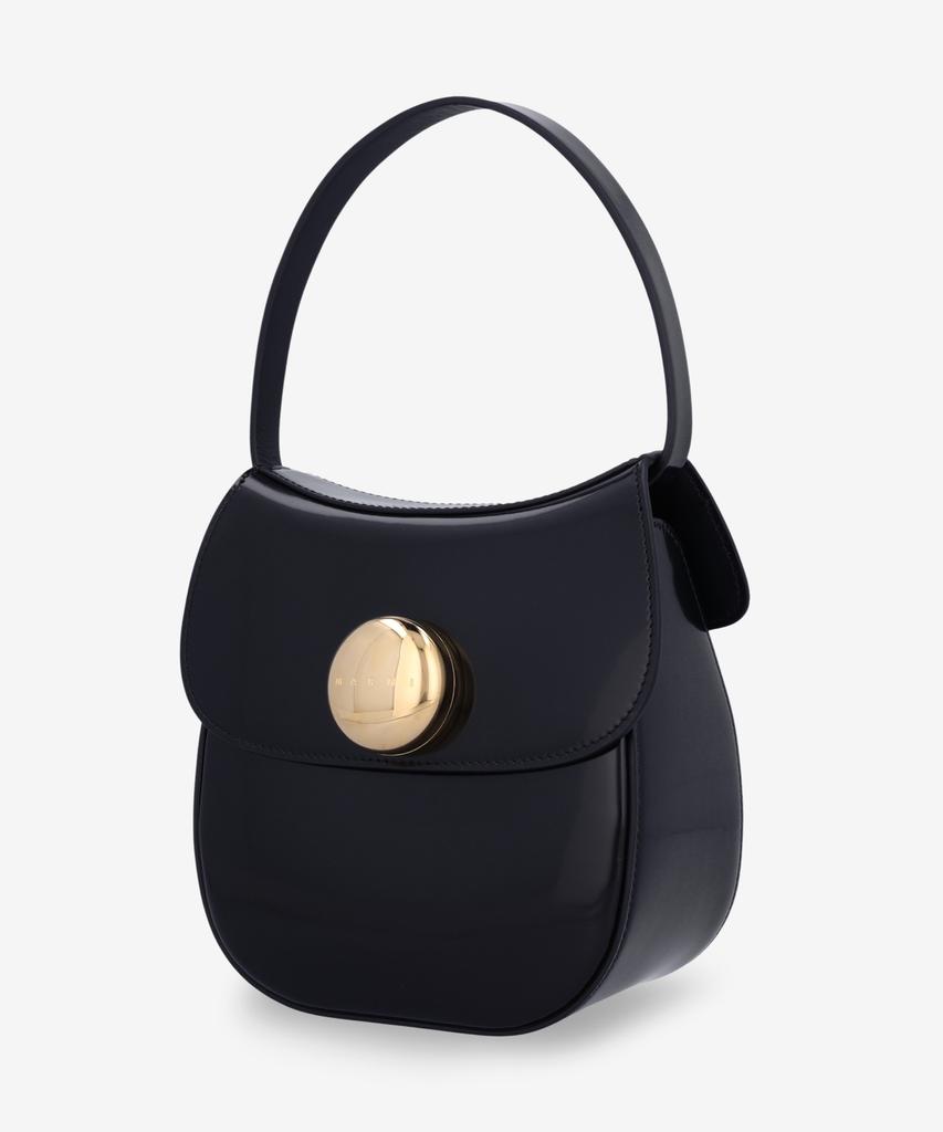 Marni Beaded Saddle Shoulder Bag - Black / Sbmp0218U0P794300N99