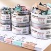 Morandi Color Binder Clips Assorted Pack