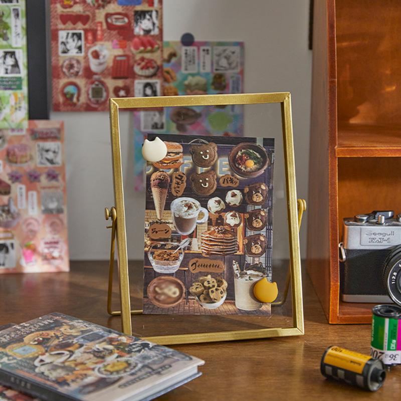 45 листов Винтажная книга декоративных стикеров для вырубки Каваий стикеры для ноутбука Скрапбукинг Креативные стикеры для DIY украшения Подарки