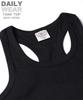 AVIREX DAILY RIB TANK TOP 6143503 M BLACK