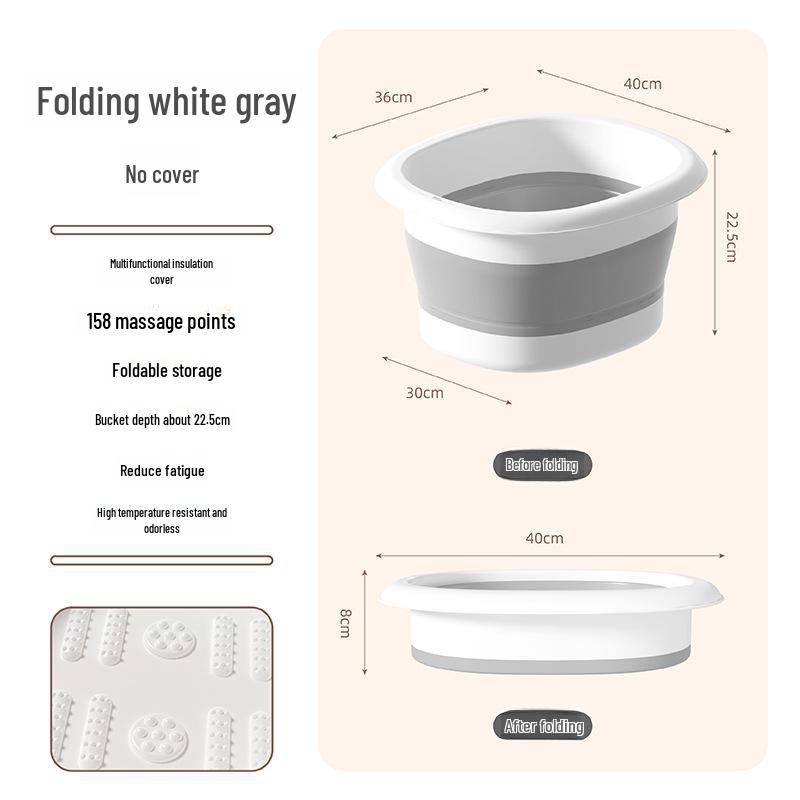 Portable Heated Foot Massage and Bath Bucket for Home Use