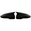 Для VW JETTA MK6 Volkswagen Passat B7 Scirocco Beetle CC Eos Black Horn Carbon Add on Rear View Mirror Cap Cover High Quality