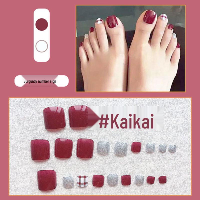 Press-On Toenail Art: Finished Nail Pieces and Wearable Patches