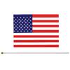 20Pcs USA United States Mini Fade Small Resistant Hand Held Flags Miniature American US