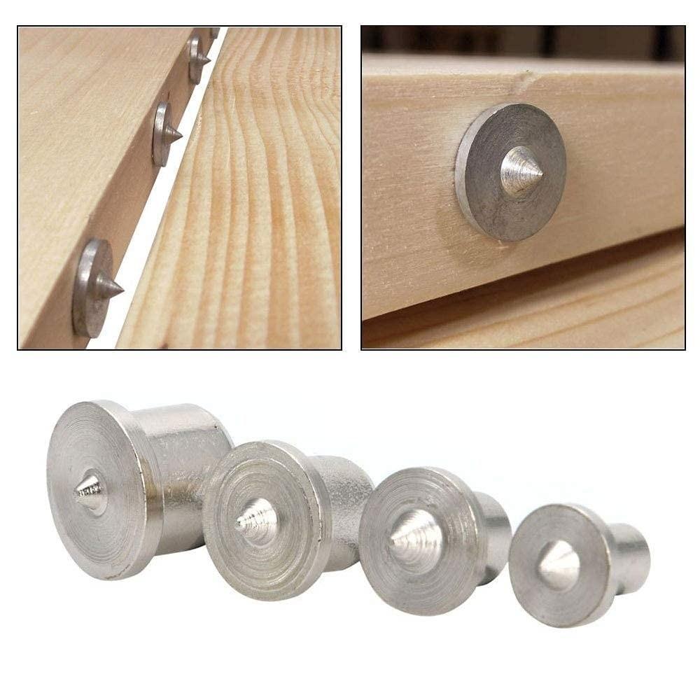 8PCS Multi-Size Dowel Center Points Solid Wood Pin Tenon Alignment Tool Furniture Positioning